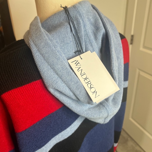 J.W. Anderson Striped Logo Hoodie - Picture 3 of 4